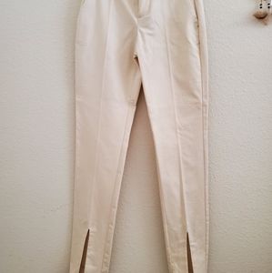 Cute front slit pants